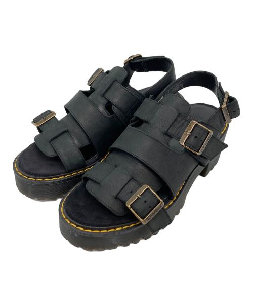 Dr.Martens（ドクターマーチン）Dr.Martens (ドクターマーチン) ARIEL厚底サンダル ブラック サイズ:39の古着・服飾アイテム