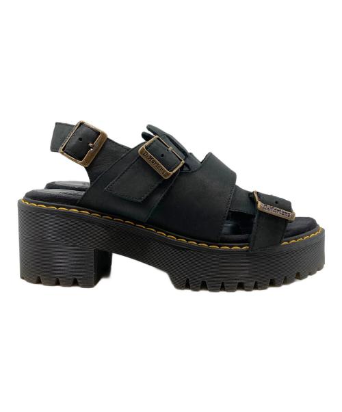 Dr.Martens（ドクターマーチン）Dr.Martens (ドクターマーチン) ARIEL厚底サンダル ブラック サイズ:39の古着・服飾アイテム