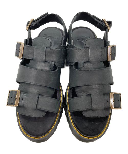 Dr.Martens（ドクターマーチン）Dr.Martens (ドクターマーチン) ARIEL厚底サンダル ブラック サイズ:39の古着・服飾アイテム