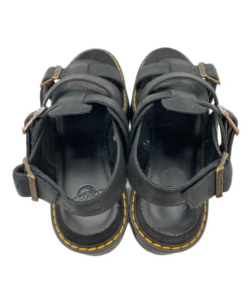 Dr.Martens（ドクターマーチン）Dr.Martens (ドクターマーチン) ARIEL厚底サンダル ブラック サイズ:39の古着・服飾アイテム