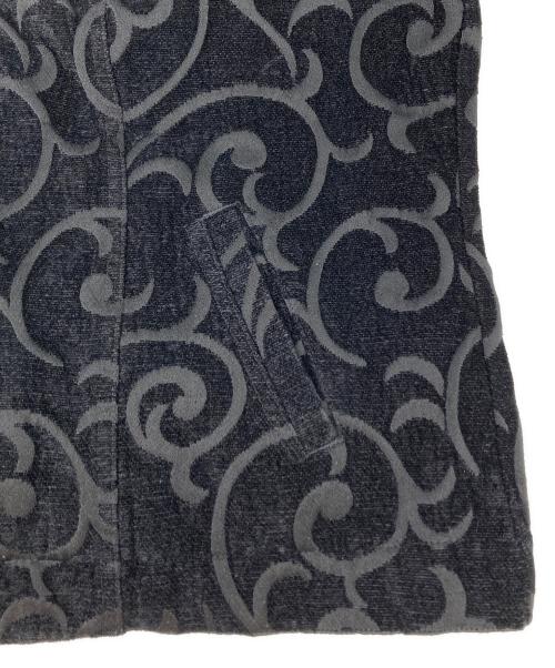 CROFT&BARROW（クロフトアンドバロー）CROFT&BARROW (クロフトアンドバロー) 総柄ジャケット ブラック サイズ:XLの古着・服飾アイテム