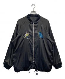 THRIFTY LOOK（スリフティールック）の古着「リバーシブルジャケット」｜ブラック