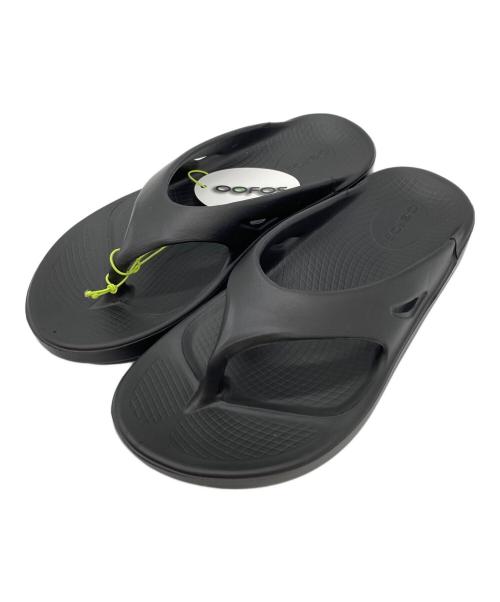 OOFOS（ウーフォス）OOFOS (ウーフォス) リカバリーシューズ ブラック サイズ:EU38 未使用品の古着・服飾アイテム