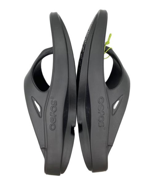 OOFOS（ウーフォス）OOFOS (ウーフォス) リカバリーシューズ ブラック サイズ:EU38 未使用品の古着・服飾アイテム