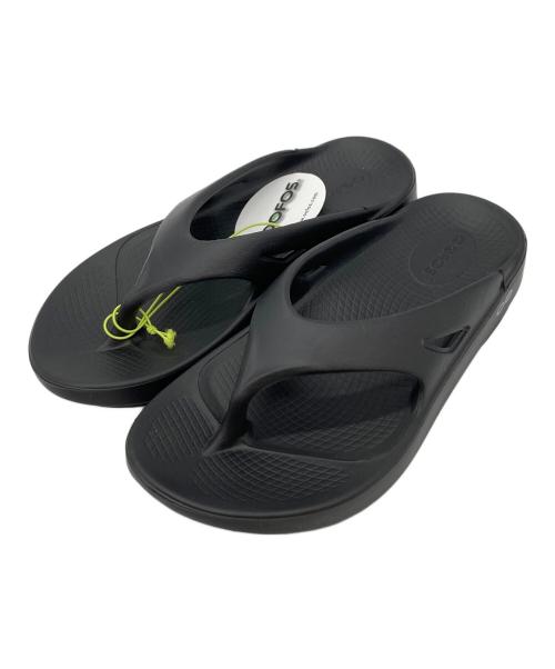OOFOS（ウーフォス）OOFOS (ウーフォス) リカバリーシューズ ブラック サイズ:EU37 未使用品の古着・服飾アイテム