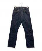 UCHIDA HOUSEIウチダ ホウセイ）の古着「ストレートデニムパンツ」｜インディゴ