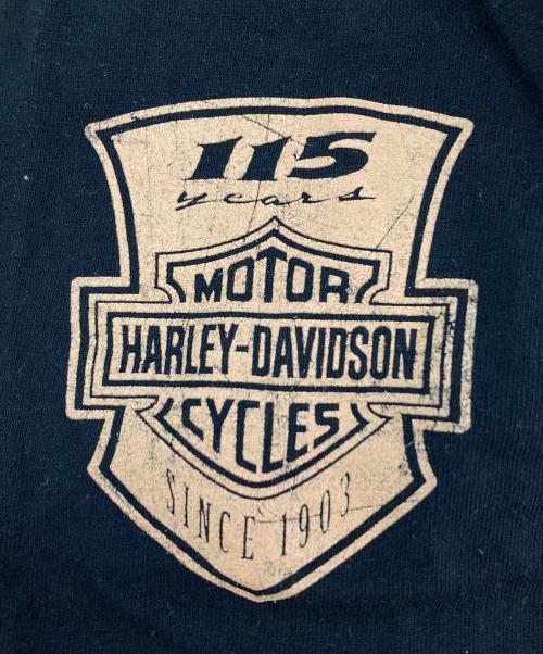 HARLEY-DAVIDSON（ハーレーダビッドソン）HARLEY-DAVIDSON (ハーレーダビッドソン) 両面プリントTシャツ ブラック サイズ:MEDIUMの古着・服飾アイテム