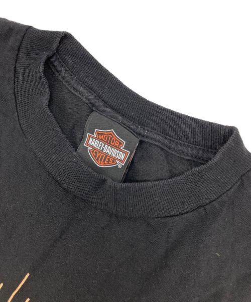 HARLEY-DAVIDSON（ハーレーダビッドソン）HARLEY-DAVIDSON (ハーレーダビッドソン) 両面プリントTシャツ ブラック サイズ:MEDIUMの古着・服飾アイテム