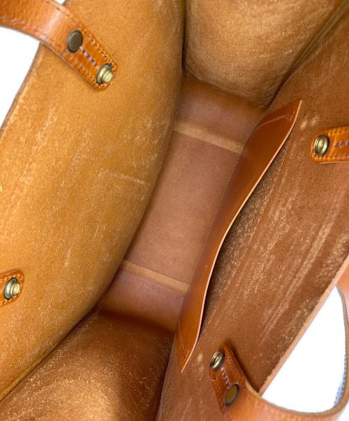 SLOW（スロウ）SLOW (スロウ) レザートートバッグ ブラウンの古着・服飾アイテム