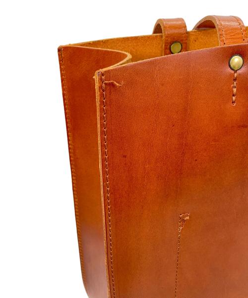 SLOW（スロウ）SLOW (スロウ) レザートートバッグ ブラウンの古着・服飾アイテム