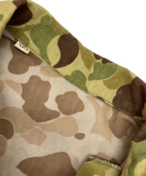 US ARMY（ユーエスアーミー）US ARMY (ユーエスアーミー) 40ｓ ダックハンター カモ HBT ジャケット グリーン サイズ:38の古着・服飾アイテム