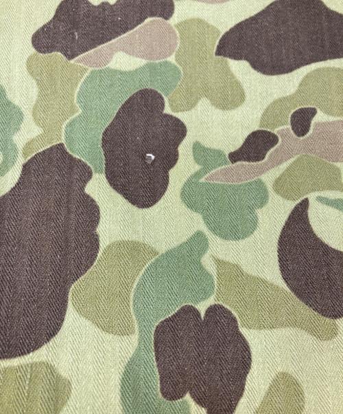 US ARMY（ユーエスアーミー）US ARMY (ユーエスアーミー) 40ｓ ダックハンター カモ HBT ジャケット グリーン サイズ:38の古着・服飾アイテム