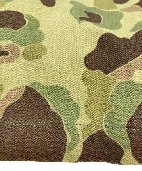 US ARMY（ユーエスアーミー）US ARMY (ユーエスアーミー) 40ｓ ダックハンター カモ HBT ジャケット グリーン サイズ:38の古着・服飾アイテム