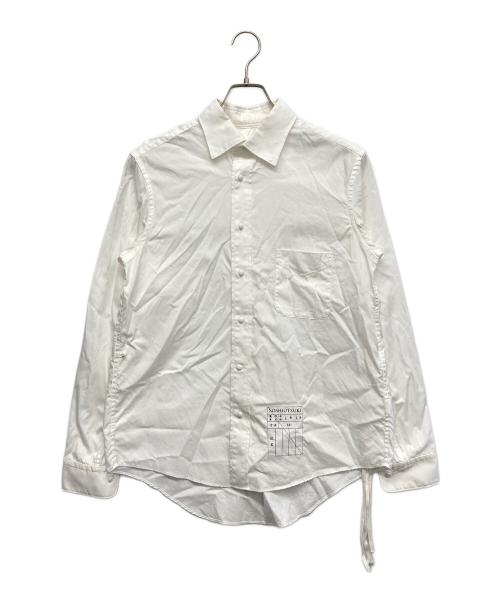 SOSHIOTSUKI（ソウシ オオツキ）SOSHIOTSUKI (ソウシ オオツキ) ENDING CUTTERSHIRTS ホワイト サイズ:44の古着・服飾アイテム