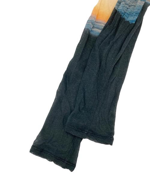 beautiful people（ビューティフルピープル）beautiful people (ビューティフルピープル) グラデーションシアーカットソー ブルー サイズ:36の古着・服飾アイテム