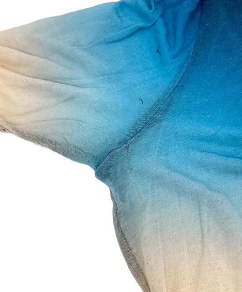 beautiful people（ビューティフルピープル）beautiful people (ビューティフルピープル) グラデーションシアーカットソー ブルー サイズ:36の古着・服飾アイテム