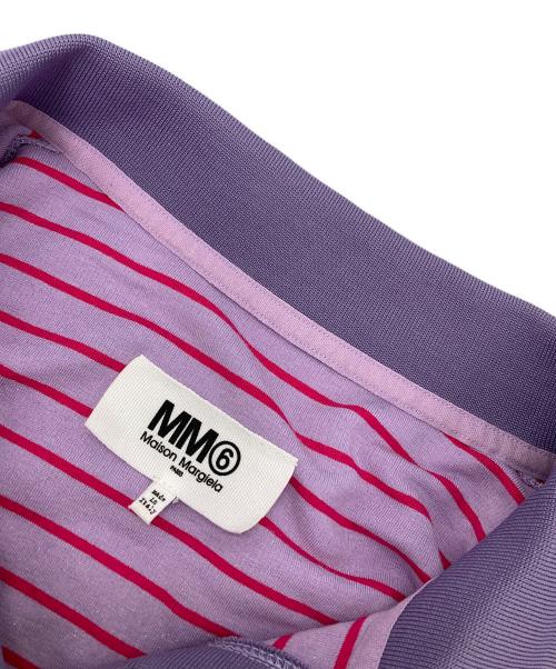 MM6 Maison Margiela（エムエムシックスメゾンマルジェラ）MM6 Maison Margiela (エムエムシックスメゾンマルジェラ) ラメポロシャツワンピース ピンク サイズ:Sの古着・服飾アイテム