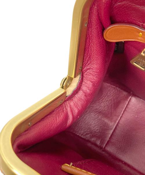 COACH（コーチ）COACH (コーチ) シグネチャージャカードハンドバッグ ブラウンの古着・服飾アイテム