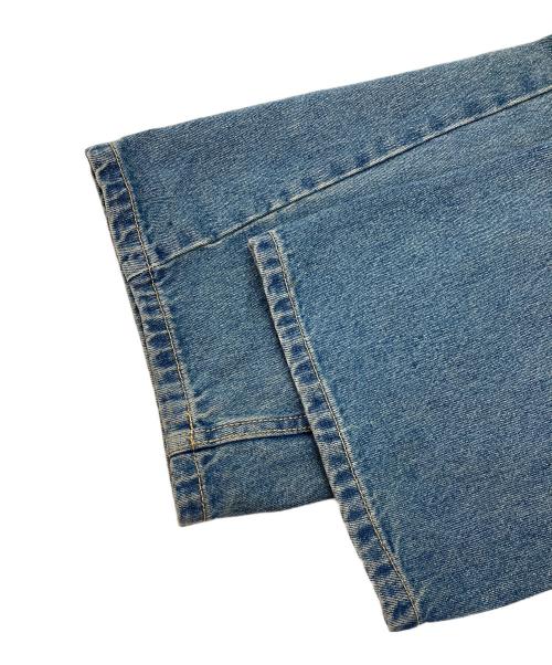 nothomme blue（ノットオムブルー）NOTHOMME BLUE (ノットオムブルー) ウォッシュドデニムパンツ インディゴ サイズ:Sの古着・服飾アイテム