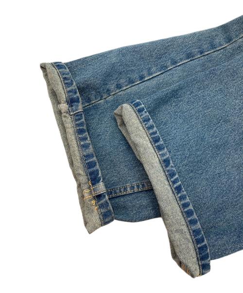 nothomme blue（ノットオムブルー）NOTHOMME BLUE (ノットオムブルー) ウォッシュドデニムパンツ インディゴ サイズ:Sの古着・服飾アイテム