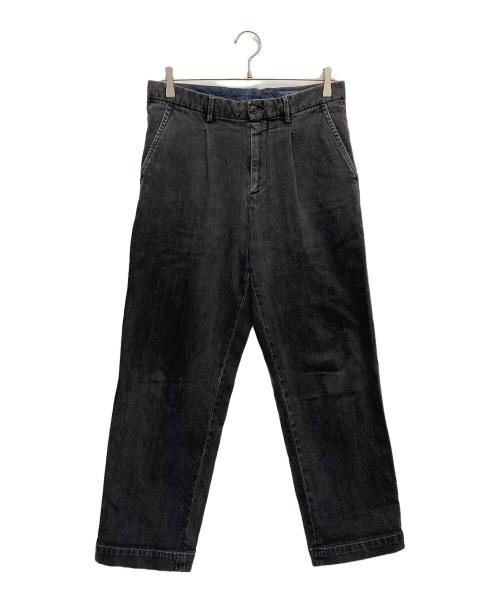 riccardo metha（リカルドメッサ）RICCARDO METHA (リカルドメッサ) デニムタックパンツ ブラック サイズ:44の古着・服飾アイテム