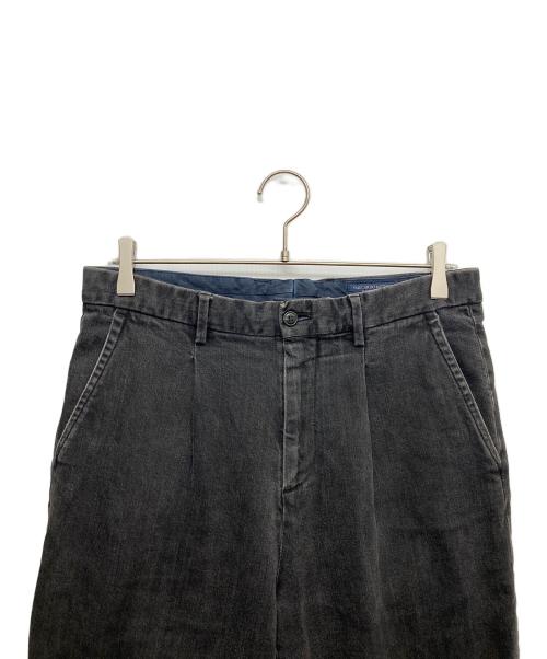 riccardo metha（リカルドメッサ）RICCARDO METHA (リカルドメッサ) デニムタックパンツ ブラック サイズ:44の古着・服飾アイテム