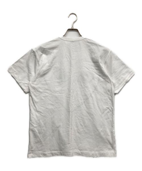 PLAY COMME des GARCONS（プレイコムデギャルソン）PLAY COMME des GARCONS (プレイコムデギャルソン) ビッグハートプリントTシャツ ホワイト サイズ:Lの古着・服飾アイテム