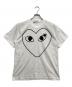 PLAY COMME des GARCONS（プレイコムデギャルソン）の古着「ビッグハートプリントTシャツ」｜ホワイト