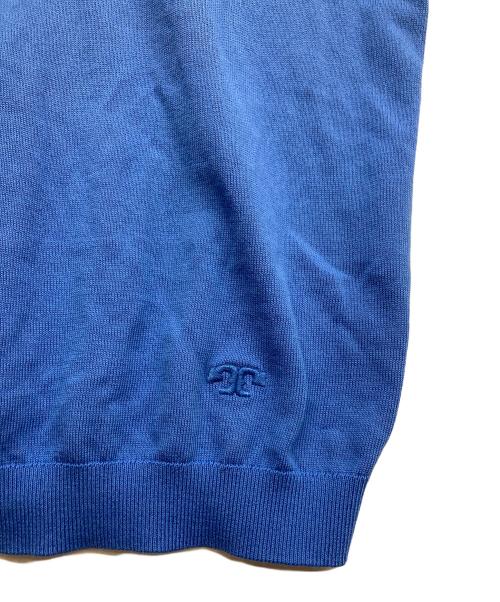 TORY BURCH（トリーバーチ）TORY BURCH (トリーバーチ) 半袖ニット ブルー サイズ:Mの古着・服飾アイテム