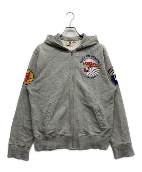 TED COMPANY（テッドカンパニー）TED COMPANY (テッドカンパニー) ジップパーカー グレー サイズ:44の古着・服飾アイテム