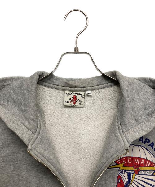 TED COMPANY（テッドカンパニー）TED COMPANY (テッドカンパニー) ジップパーカー グレー サイズ:44の古着・服飾アイテム