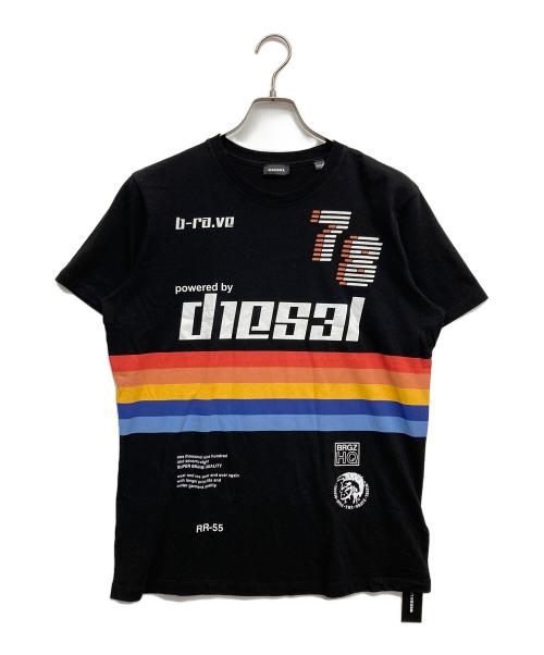 DIESEL（ディーゼル）DIESEL (ディーゼル) Tシャツ ブラック サイズ:S 未使用品の古着・服飾アイテム