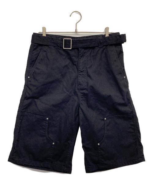 ZARA（ザラ）ZARA (ザラ) ダブルニーハーフパンツ ブラック サイズ:38の古着・服飾アイテム