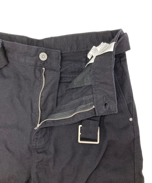 ZARA（ザラ）ZARA (ザラ) ダブルニーハーフパンツ ブラック サイズ:38の古着・服飾アイテム