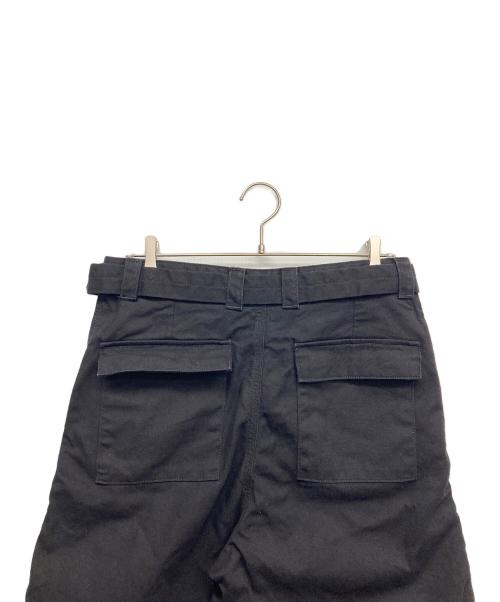 ZARA（ザラ）ZARA (ザラ) ダブルニーハーフパンツ ブラック サイズ:38の古着・服飾アイテム