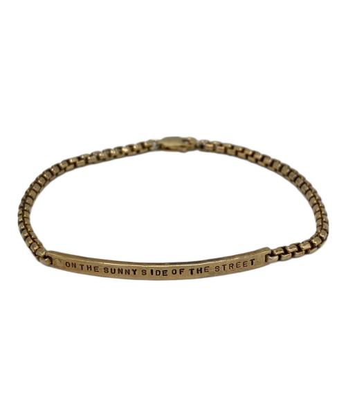 on the sunny side of the street（オン ザ サニーサイド オブ ザ ストリート）on the sunny side of the street (オン ザ サニーサイド オブ ザ ストリート) ブレスレット ゴールドの古着・服飾アイテム