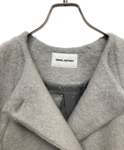 EMMEL REFINES（エメル リファインズ）EMMEL REFINES (エメル リファインズ) ウール混コート グレー サイズ:FREEの古着・服飾アイテム