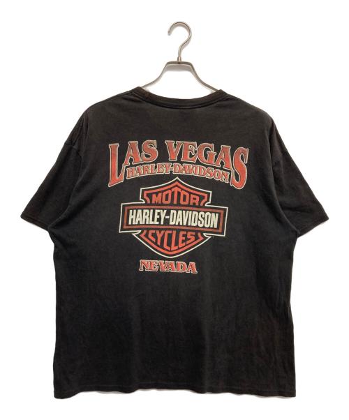 HARLEY-DAVIDSON（ハーレーダビッドソン）HARLEY-DAVIDSON (ハーレーダビッドソン) プリントTシャツ ブラック サイズ:XLの古着・服飾アイテム