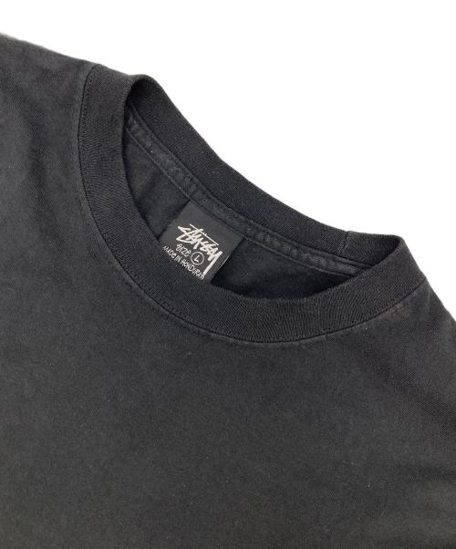 stussy（ステューシー）stussy (ステューシー) プリントTシャツ ブラック サイズ:Lの古着・服飾アイテム