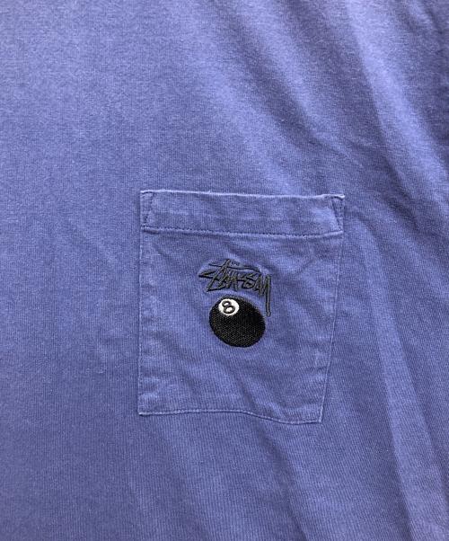 stussy（ステューシー）stussy (ステューシー) ロゴTシャツ ブルー サイズ:Mの古着・服飾アイテム