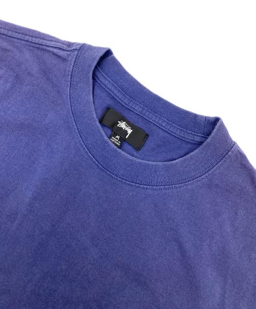 stussy（ステューシー）stussy (ステューシー) ロゴTシャツ ブルー サイズ:Mの古着・服飾アイテム