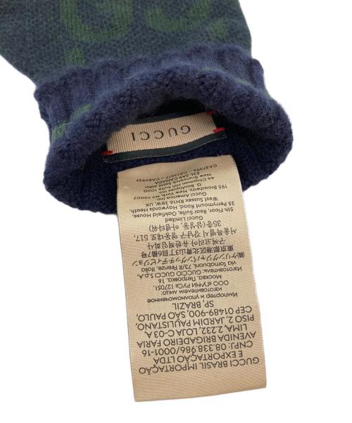 GUCCI（グッチ）GUCCI (グッチ) カシミヤ手袋 グリーンの古着・服飾アイテム