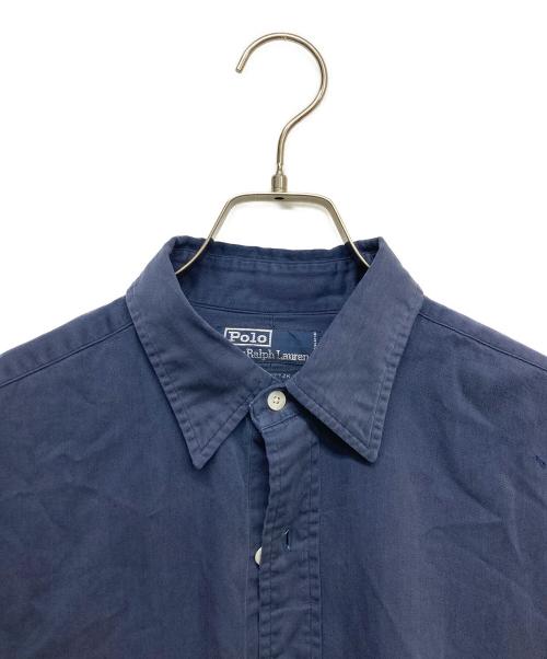 POLO RALPH LAUREN（ポロ・ラルフローレン）POLO RALPH LAUREN (ポロ・ラルフローレン) 半袖シャツ ネイビー サイズ:Lの古着・服飾アイテム