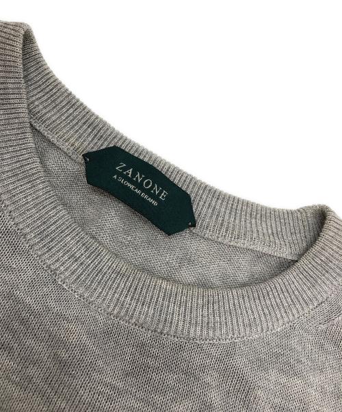 Zanone（ザノーネ）Zanone (ザノーネ) コットンニット グレー サイズ:48の古着・服飾アイテム