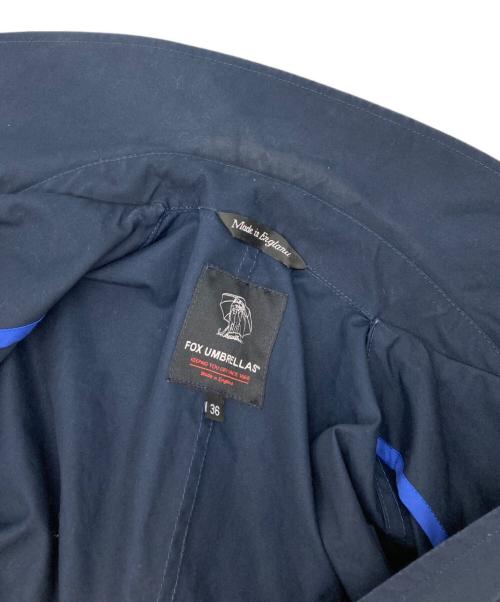 FOX UMBRELLAS（フォックスアンブレラズ）FOX UMBRELLAS (フォックスアンブレラズ) トレンチコート ネイビー サイズ:36の古着・服飾アイテム