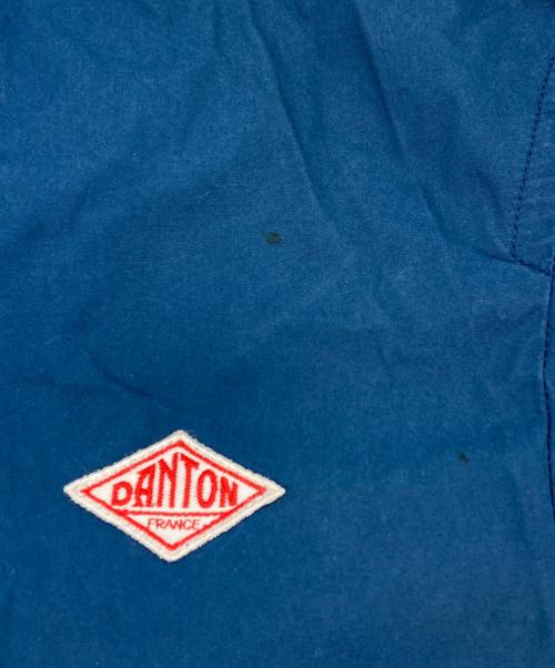 DANTON（ダントン）DANTON (ダントン) ウールモッサ シングルフードジャケット ブルー サイズ:40の古着・服飾アイテム