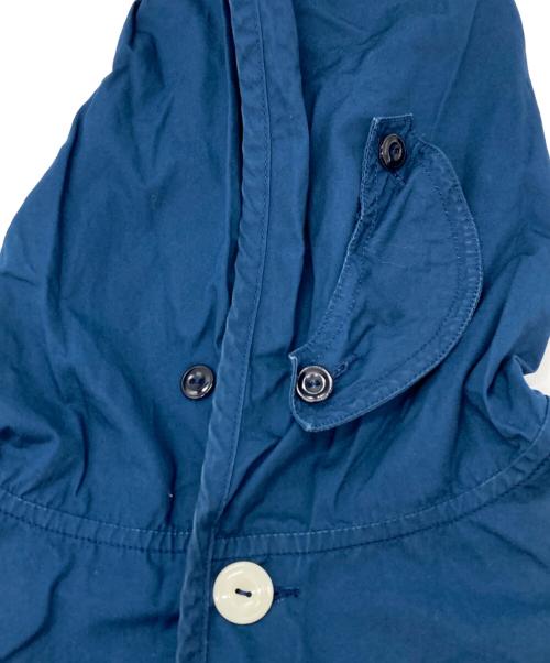 DANTON（ダントン）DANTON (ダントン) ウールモッサ シングルフードジャケット ブルー サイズ:40の古着・服飾アイテム