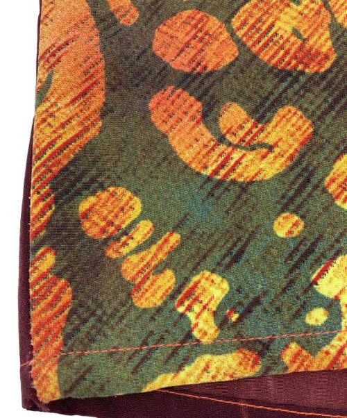 BOB MARLEY（ボブ・マーリィ）BOB MARLEY (ボブマーリー) 90ｓオープンカラーシャツ オレンジ サイズ:Mの古着・服飾アイテム