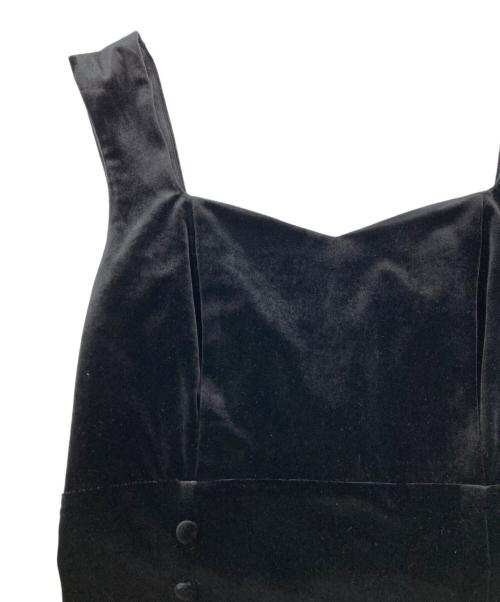 Snidel（スナイデル）Snidel (スナイデル) レースボレロレイヤードタイトスリットワンピ ブラック サイズ:1の古着・服飾アイテム