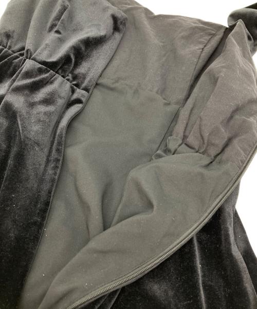 Snidel（スナイデル）Snidel (スナイデル) レースボレロレイヤードタイトスリットワンピ ブラック サイズ:1の古着・服飾アイテム